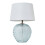 Litecraft Nina Ripple Glass Table Lamp - Blue 7