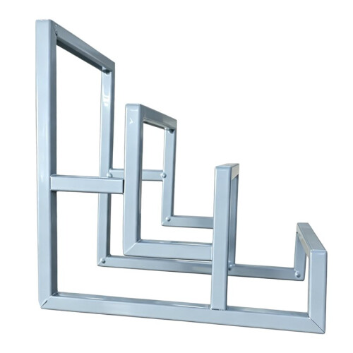 2 Pack 3-Tier Purse Display Stand Silver 2