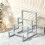 2 Pack 3-Tier Purse Display Stand Silver 5