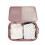 Storage Bag With Multiple Pockets Splashproof And-pink flower 3