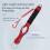 Portable Fish Control Device Fish Control Device Fish Catching Pliers Hook Fish Control Device Set Red + Pincette 6