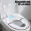 Foldable Toilet Seat For Potty Training Compact Size-White 5