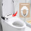 Foldable Toilet Seat For Potty Training Compact Size-White 7