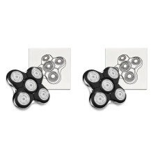 2X Shaver Replacement  Fit for  Balder Pro  Shaver XR7000,XR1500,XR1501 Electric  for Bald Men