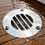Professional Marine Deck Drain Antislip 316-without screws 3