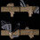 Sangle de fixation pour sac d'extérieur, 4 pièces,-Droit BK 10