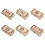 Wood Rectangle Organizers Box Playings Card Storage Case-D 2