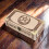 Wood Rectangle Organizers Box Playings Card Storage Case-D 9