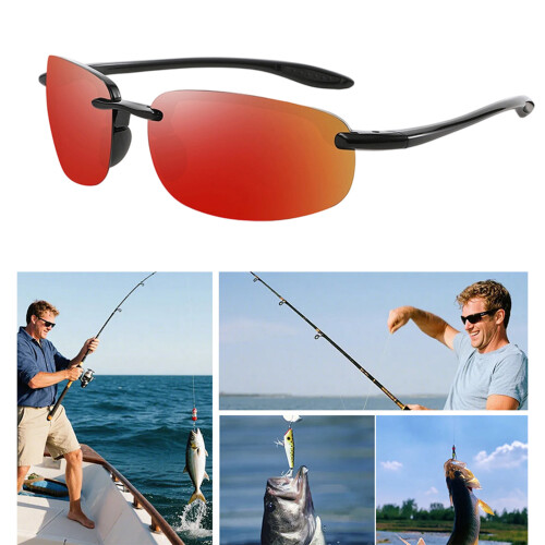 Sun Protective Polarized Eyewears-Black and gray film 2
