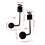Multiple Angles Drum Cymbal Mount Adjustable Cymbal Holder-40mm 4