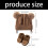 Infant Knitted Bear Ear Hat And Booties Breathable-White 4