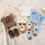 Adorable Knitted Bear Cap With Matching Socks Acrylic-Brown 5