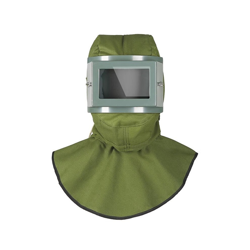 Protective Visor,Sandblasting Hood Dust Hood,Replaceable Square Glass Visor,Sandblast Helmet For Industrial Protection 4712181092533