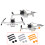 Lightweight Landing Gear Replacement for Lito 1/X1-Black 3