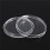 10 pcs Small round transparent plastic coin capsules box 25mm 2