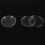 10 pcs Small round transparent plastic coin capsules box 24mm 2