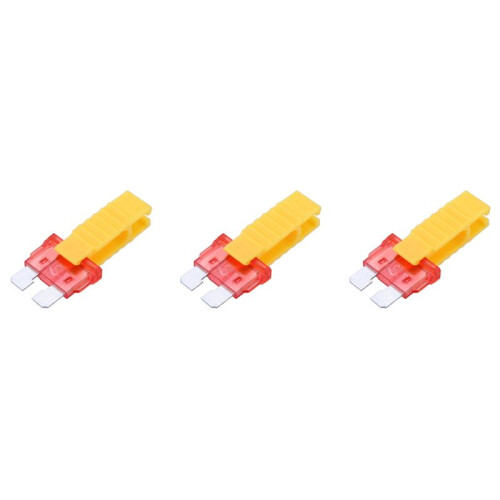 3X Car Automobile Fuse Puller Extraction Tools for Car Fuse (Yellow)