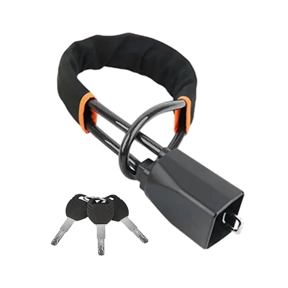 Universal Anti-Theft Device Car Steering Wheel Lock Safety Belt Buckle Lock Steel Cable Lock Rope Lock Car Security 4712966197071