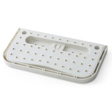 White Wall Mounted Shoe Rack Plastic Organiser