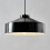 Litecraft Kye Ceiling Pendant Light - Glossy Black 5