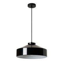 Litecraft Kye Ceiling Pendant Light - Glossy Black