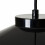 Litecraft Kye Ceiling Pendant Light - Glossy Black 6