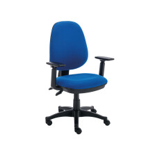 Astin Nesta Operator Chair with Adjustable Arms 590x900x1050mm Royal Blue KF803947