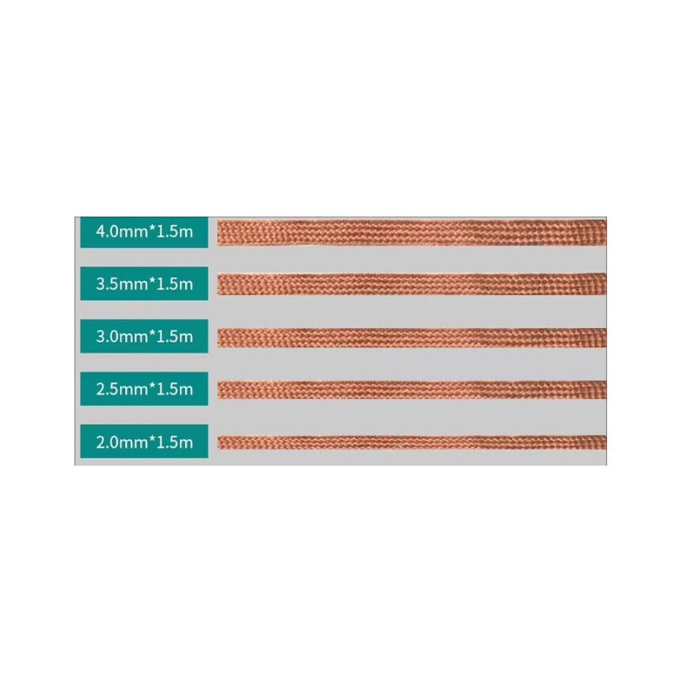 Low Residue Wick Wire Desoldering Braid Welding Tin Sucker Solder Remover 1.5M 2.0Mm-4.0Mm Tin Strip Soldering 6031399472790