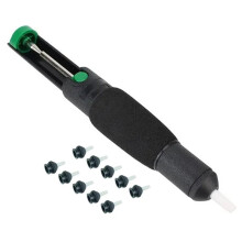 Handmatige Soldeerafzuiger, Hittebestendige Nylon Punt, Krachtige Zuigkracht, Reparatiegereedschap voor Elektronica en Printplaten