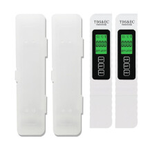2 Stuks Digitale Watertester met Display en ATC, Nieuwe TDS-Meter, TDS-, EC- en Temperatuurmeter voor Drinkwater en Aquariums