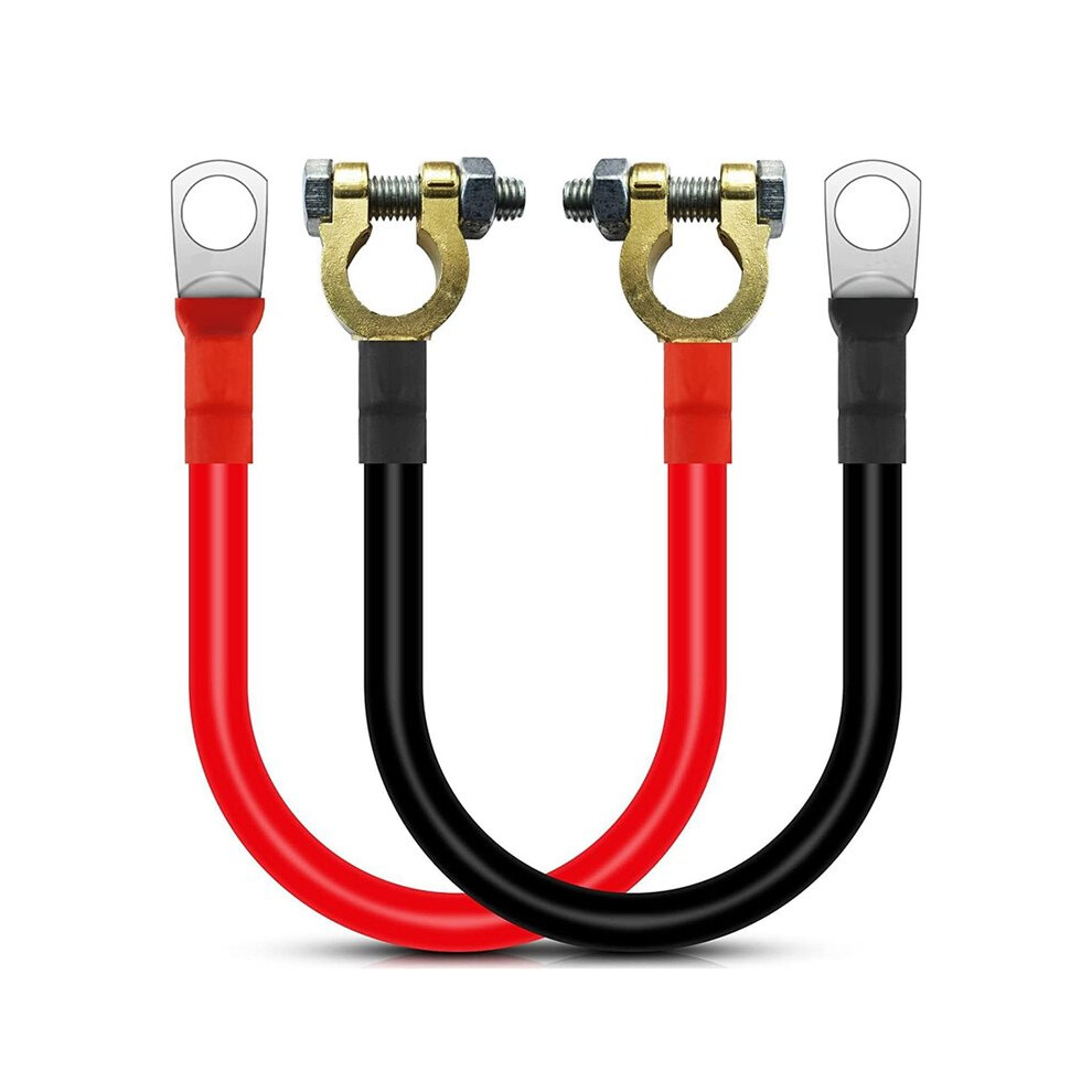 1 Pair 50Cm 2Awg Waterproof Battery Inverter Cable For Trucks Boats Motorcycles 4711715081258
