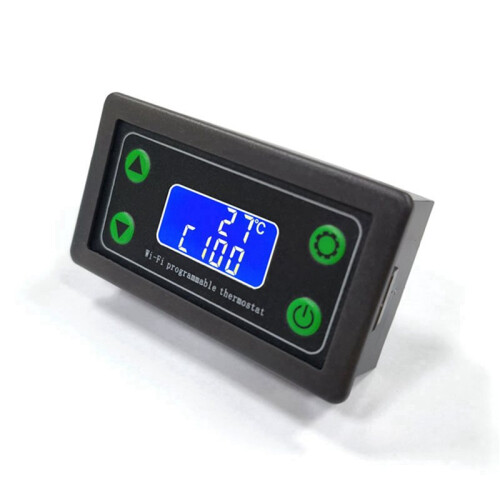 2X WIFI Remote Digital Temperature Controller K Thermocouple High Temperature Controller -99-999 Degrees ZFX-WT01 2