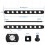 2 Packs 1U Rack XLR Patch Panel , Punched Metal Rack Mount Audio Rack Mount Panel 1U8 7