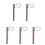 5PCS Wireless Remote Control  433.92Mhz  3.6V-24V Universal  Power  Relay Receiver for LED Light DIY 1