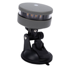 Bootsnavigationslicht 55 Lm, 2 Seemeilen Sichtweite, Warmweißes Licht, IP67, Batteriebetriebenes LED-für Ankerlicht mit Saugnapfbasis