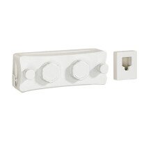 ÉTendoir à Linge RéTractable de 5,1 MèTres, pour Salle de Bain, IntéRieur/ExtéRieur, ÉTendoir à Linge, Cintre Double B