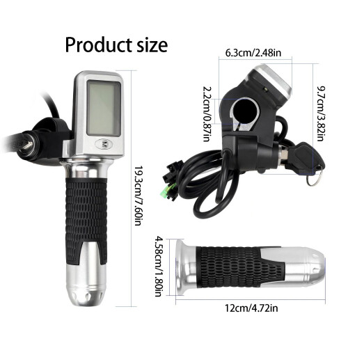 Poignée d'accélérateur ergonomique pour Scooters électriques, 2