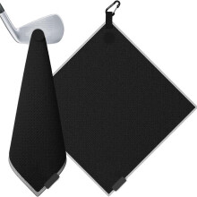 Magnetisches Premium-Golfhandtuch Aus Saugfähigen Fasern mit Magnet für Golfwagen oder Golfschläger, Waffelstruktur