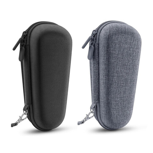 Shaver Carry Case With Reinforced Stitching And Soft-Gray 1