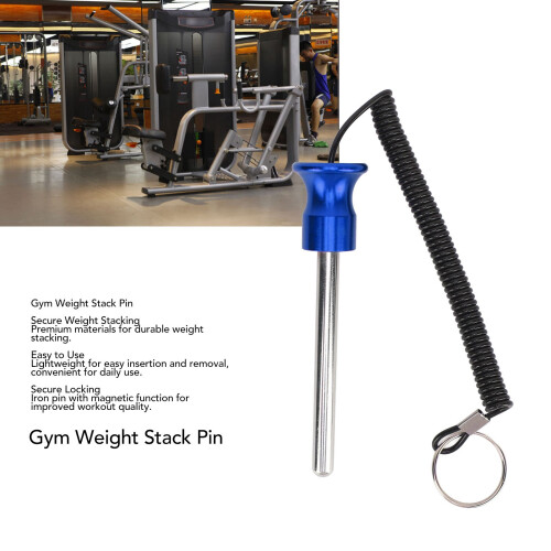 Durable Gym Pin with Anti-Loss Lanyard 1