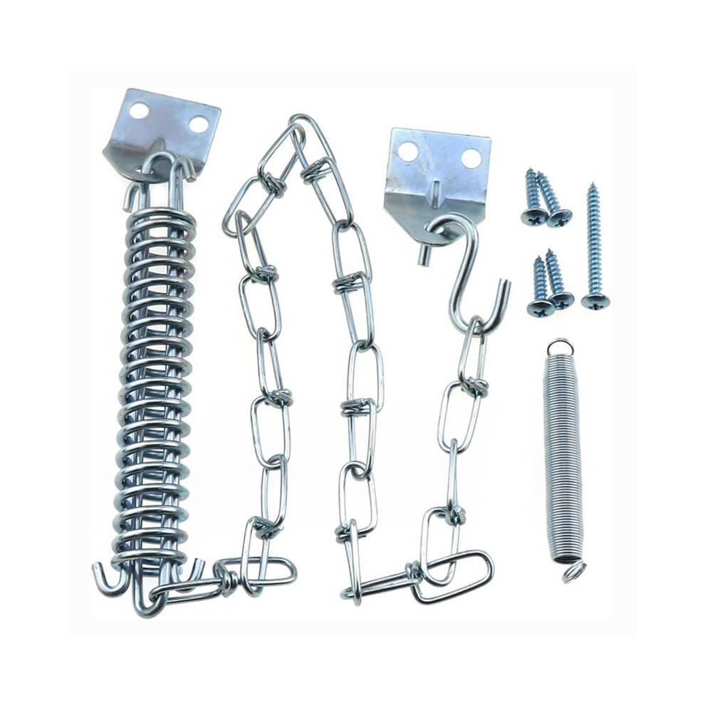 Storm Door Chain Spring, Prevent Storm Damage, Screen Door Or Door Closer Protector Heavy Duty Storm Door Hardware 6031065876808