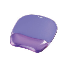 Fellowes Crystals Gel Mouse Pad Purple 9144103