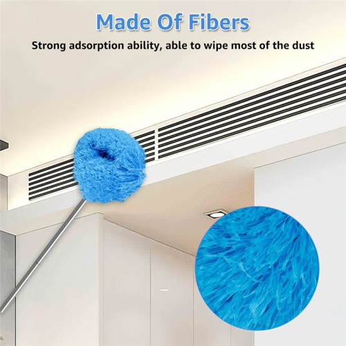 Ceiling Fan Cleaner Duster Telescopic Handle with Removable Cleaning  Reusable Microfiber Ceiling Fan Blade A 2
