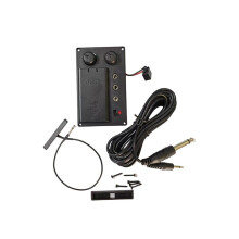 Violin Pickup with Output Wire Cable Silent Electric Violin Accessories DIY Piezo Preamp for 4x4 Violin