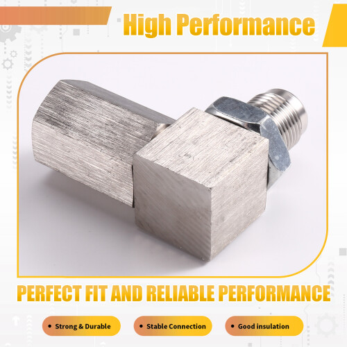 Universal M18x1.5 Car Exhaust Catalyst Rear Oxygen Sensor Spacer 90 Degree  Catalyst Lambda O2 Adapter CEL Fix 2