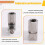 Universal M18x1.5 Car Exhaust Catalyst Rear Oxygen Sensor Spacer 90 Degree  Catalyst Lambda O2 Adapter CEL Fix 5