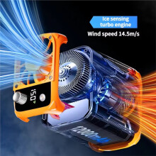High-Speed Waist Fan Bladeless USB Hanging Neck Fan with Outdoor Multifunctional Mobile Power Bank,Digital Display