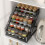 Suitable for Countertop Storage Seasoning Rack Storage Rack Iron Kitchen Spice Storage Rack 3-Layer Foldable Spice Rack 3