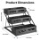 Suitable for Countertop Storage Seasoning Rack Storage Rack Iron Kitchen Spice Storage Rack 3-Layer Foldable Spice Rack 7