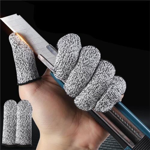 100 PCS Finger Cots Cut Protector for Kitchen, Work, Sculpture, Anti-Slip, Reusable 1